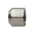 Midland Metal 10075N SAE 45-deg Flare Cap, 1/4 in, Nickel-Plated Brass