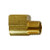 Midland Metal P-310-2-EXT 90-deg Extruded Street Elbow, 1/8-in Female NPTF x 1/8-in Male NPTF, Brass