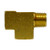 Midland Metal PSP-SK-1335R2 Street Tee, 3/8-in Female NPTF x 3/8-in Male NPTF x 3/8-in Female NPTF, Brass
