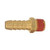 Midland Metal 32019VS Rigid Male Adapter Vibraseal, 5/8-in Hose Barb x 3/8-in Male NPTF, Brass
