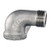 Midland Metal 62165MS SP-114 90-deg Street Elbow, 1-in Male NPT x 1-in Female NPT, 304 Stainless Steel