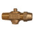 Midland Metal 970265 Curb Stop Ball Valve, 1-in Nominal, MIP x CTS, Lead-Free Bronze