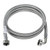 Midland Metal P-48CWH-12FG-3/8-EL Washing Machine Connector with Elbow Fitting, 48-in L, Stainless Steel Braid