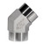 STAINLESS ADAPTERS SS5505-20-20 45-deg Female Pipe Elbow, 1-1/4-in Female NPTF x 1-1/4-in Female NPTF, Stainless Steel