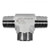 STAINLESS ADAPTERS SS5601-24-24-24 Female Pipe Branch Tee, 1-1/2-in Male NPTF x 1-1/2-in Male NPTF x 1-1/2-in Female NPTF, Stainless Steel