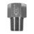 STAINLESS ADAPTERS SS6404-08-08 Adapter, 1/2-in Female O-Ring Boss x 1/2-in Male NPTF, Stainless Steel