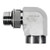 STAINLESS ADAPTERS SS6805-12-12 90-deg Elbow, 3/4-in Male Adjustable O-Ring Boss x 3/4-in Female NPTF, Stainless Steel