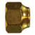 Midland Metal PSP-415 SAE 45-deg Flare Nut, 1/4-in Flared, Brass