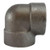Midland Metal 101105 90 deg Elbow, 1 in FPT x 1 in FPT, Steel, 3000 lb