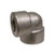 Midland Metal 103101 90 deg Elbow, 1/4 in Threaded x 1/4 in Threaded, Stainless Steel, 3000 lb