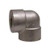 Midland Metal 105107 90 deg Elbow, 1-1/2 in FPT x 1-1/2 in FPT, Stainless Steel, 3000 lb