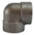 Midland Metal 111105 90 deg Elbow, 1 in Socket Weld x 1 in Socket Weld, Steel, 3000 lb