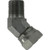 Midland Metal 15033232 45-deg Elbow Swivel Adapter, 2-in Male NPTF x 2-in Female NPSM Swivel, Steel