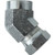 Midland Metal 15042424 45-deg Pipe Swivel Elbow, 1-1/2-in Female NPTF x 1-1/2-in Female NPSM Swivel, Steel