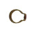 Midland Metal 15300005 1-Ear Hose Clamp, 1/4 in Nominal, Carbon Steel