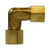 Midland Metal 18122 90 deg Union Elbow, 1/8-in Compression x 1/8-in Compression, Brass