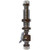 Midland Metal 20413 Single End Shut-off Connector, 3/8 in Tube OD x 1/4 in Tube OD, Brass