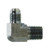 Midland Metal 250158 90-deg Elbow, 5/16-in Male JIC x 5/16-in Male NPTF, Steel