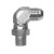 Midland Metal 2501S66 Swivel Elbow, 3/8-in Male JIC x 3/8-in Male NPTF Swivel, Steel