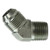 Midland Metal 2503-04-08 45-deg Elbow, 1/4-in Male JIC x 1/2-in Male NPTF, Steel