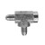 Midland Metal Run Tee, 26063232, 2-in Male JIC x 2-in Female NPTF x 2-in Male JIC, Steel