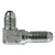 Midland Metal 270114 90-deg Bulkhead Union Elbow, 7/8-in Male JIC x 7/8-in Male JIC, Steel