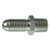 STAINLESS ADAPTERS SS2706-24-24 Bulkhead Adapter, 1-1/2-in Male JIC x 1-1/2-in Male NPTF, Stainless Steel