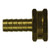 ANDERSON METALS 707046-0412 Straight Hex Swivel Adapter, 1/4-in Hose Barb x 3/4-in Female Garden Hose Swivel, Lead-Free Brass
