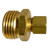 ANDERSON METALS 707489-1204 Straight Adapter, 3/4-in Male Garden Hose x 1/4-in Compression, Lead-Free Brass