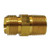 ANDERSON METALS 07654-0608 Ballseat Male Adapter, 3/8-in Male NPSM x 1/2-in Male NPTF, Brass