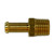 ANDERSON METALS 08701-1006 Single Barb Male Fuel Adapter, 5/8-in Single Barb x 3/8-in Male NPTF, Brass