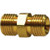 ANDERSON METALS 07656-0606 Ballseat Union Weld Adapter, 3/8-in NPSM x 3/8-in NPSM, Brass