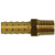 Midland Metal P-202-54 Rigid Male Adapter, 5/16-in Hose Barb x 1/4-in Male NPTF, Brass