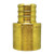 Midland Metal 35080S Adapter, 3/4-in PEX x 3/4-in Male Sweat, Lead-Free Brass