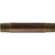 Midland Metal 42030 Nipple, 1/4 in MPT x 1/4 in MPT, 6 in, Brass