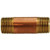 Midland Metal 42087 Nipple, 3/4 in MPT x 3/4 in MPT, 4-1/2 in, Brass