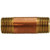 Midland Metal 42096 Nipple, 3/4 in MPT x 3/4 in MPT, 12 in, Brass