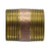 Midland Metal 42203 Nipple, 3 in MPT x 3 in MPT, 4 in, Brass