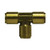 Midland Metal 640800M D.O.T. Union Tee, 8mm Push-to-Connect x 8mm Push-to-Connect x 8mm Push-to-Connect, Brass