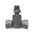 Midland Metal 6911NWO44 Branch Tee, 1/4-in Male Adjustable O-Ring Boss x 1/4-in Female NPSM Swivel x 1/4-in Female NPSM Swivel, Steel