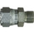 Midland Metal 7022-08-10 Swivel Adapter, 1/2-in Female JIC Swivel x 5/8-in Male BSPP, Steel