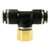 CHAMPION BRASS 277PPSCDOT-6A D.O.T. Female Branch Tee, 3/8-in Push-to-Connect x 3/8-in Push-to-Connect x 1/8-in Female NPT, Composite