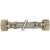 Midland Metal P-6SGC-8F Hose Connector, 6 in, Stainless Steel Braid