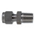 Midland Metal Mid-Lok Mid-Lok SSC24041616 Male Pipe Adapter, 1-in Tube x 1-in Male NPT, Stainless Steel