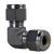 Midland Metal Mid-Lok Mid-Lok SSC25001616 90-deg Union Elbow, 1-in Tube x 1-in Tube, Stainless Steel