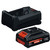 Bosch GXS18V-25N14X 18V Starter Kit with (1) Expert 4 Ah and (1) 12v/18v Multi-Voltage Charger