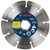 Bosch VG541 5 In. Segmented Rim V-Groove Diamond Blade for Universal Rough Cuts