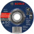 Bosch GW27M500 5 In. 1/4 In. 7/8 - 11 In. Arbor Type 27 30 Grit Grinding Abrasive Wheel