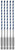 Bosch BXH025 5 pc. 5/32 In. x 6 In. Blue Xtreme Carbide Hammer Drill Bit