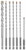 Bosch LBHXS7U 7 pc. Hex Shank Hammer Drill Masonry Bit Set